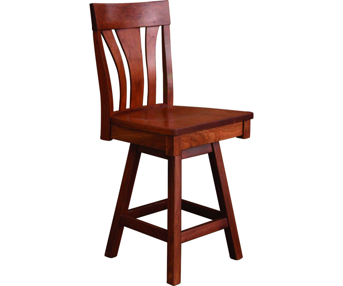 Hudson 24" Swivel Barstool Miller House Furniture