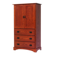 Old English Mission Armoire