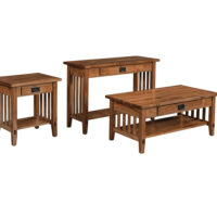 Deluxe Mission Sofa Table - Image 2