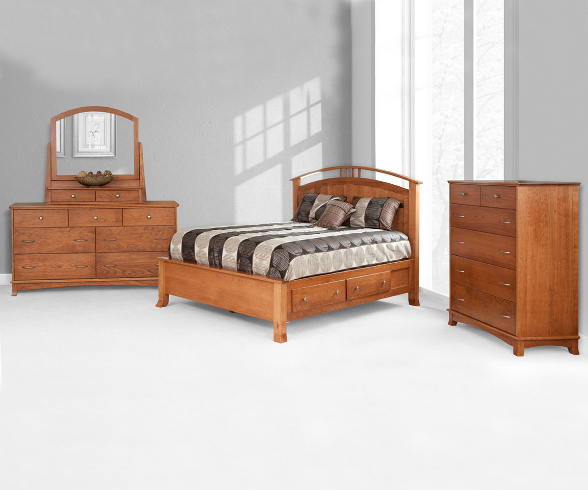 Crescent Panel Bed - Image 2
