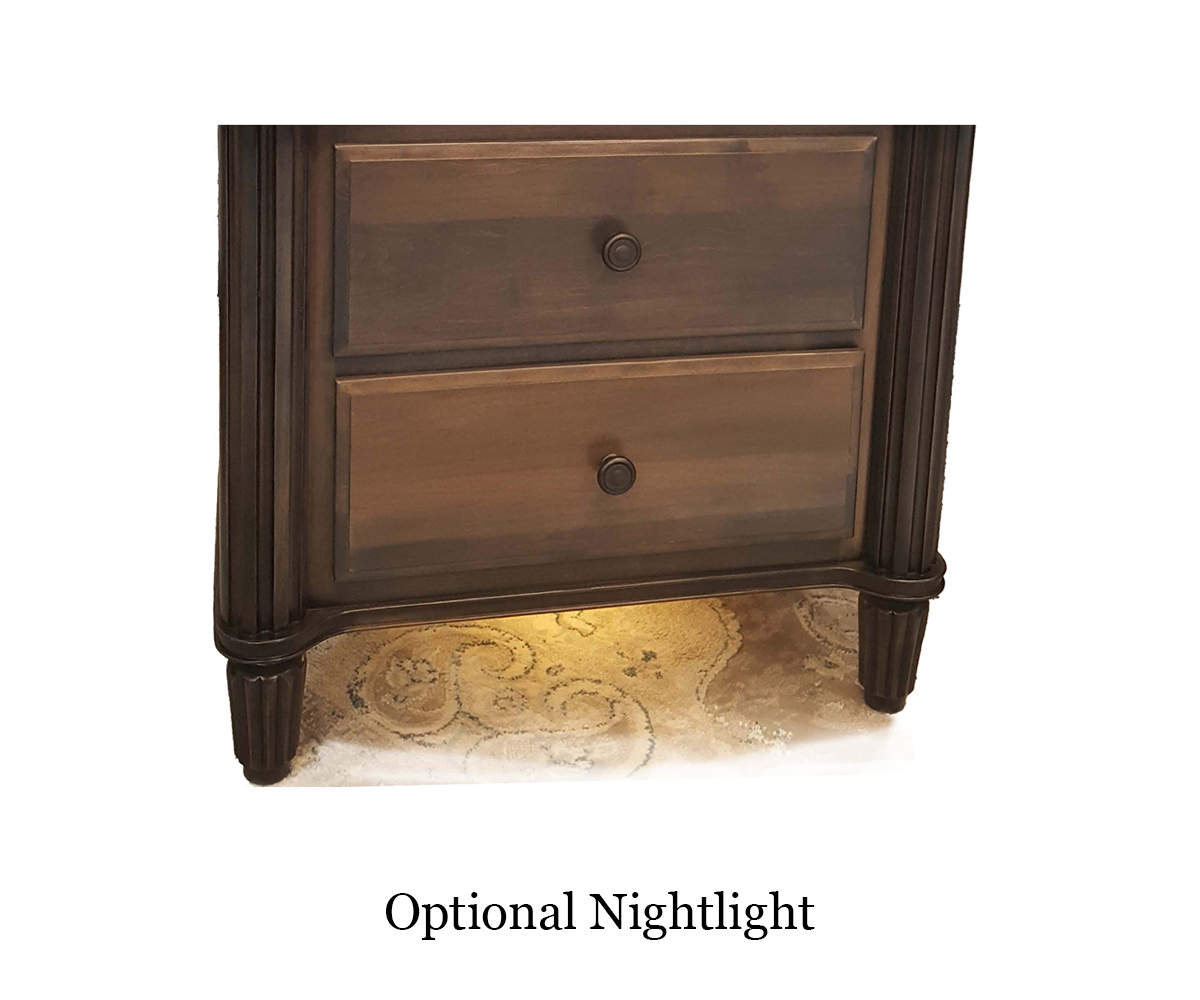 Mountain Lodge Nightstand With Doors - Image 6