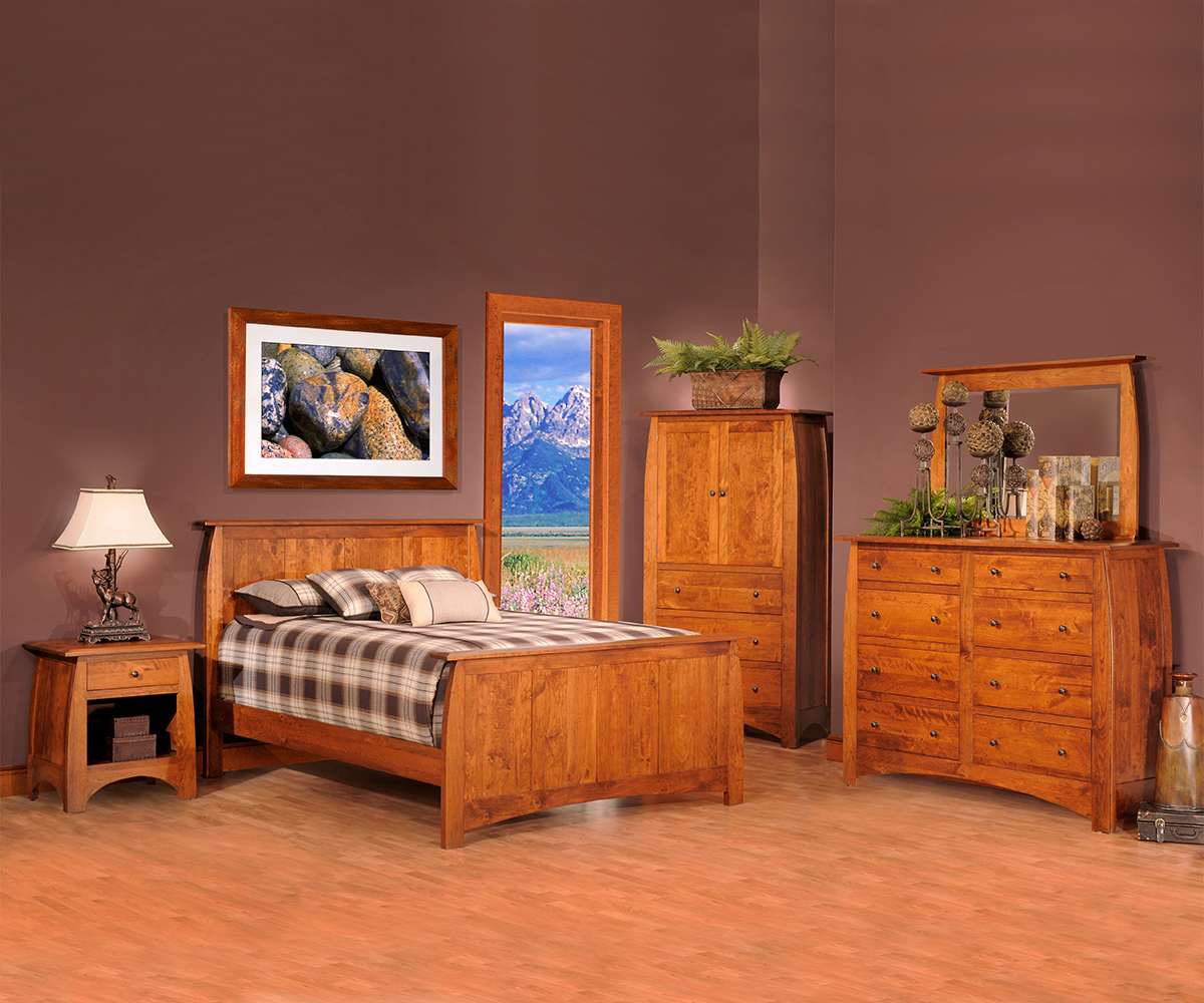 Bordeaux Panel Bed With Drawer Units Raised 2" - Image 4