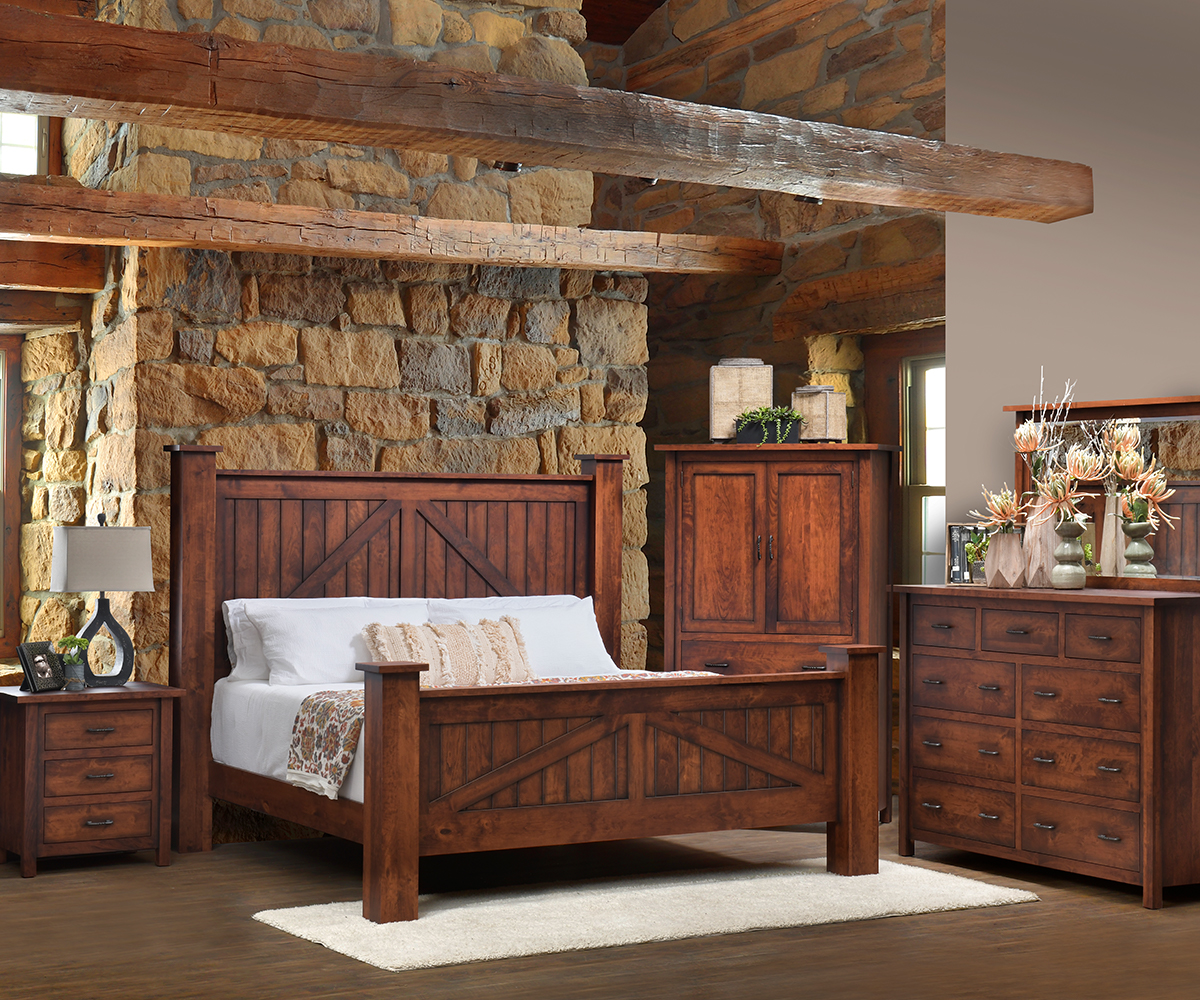 Mountain Lodge Nightstand - One Drawer - Image 4