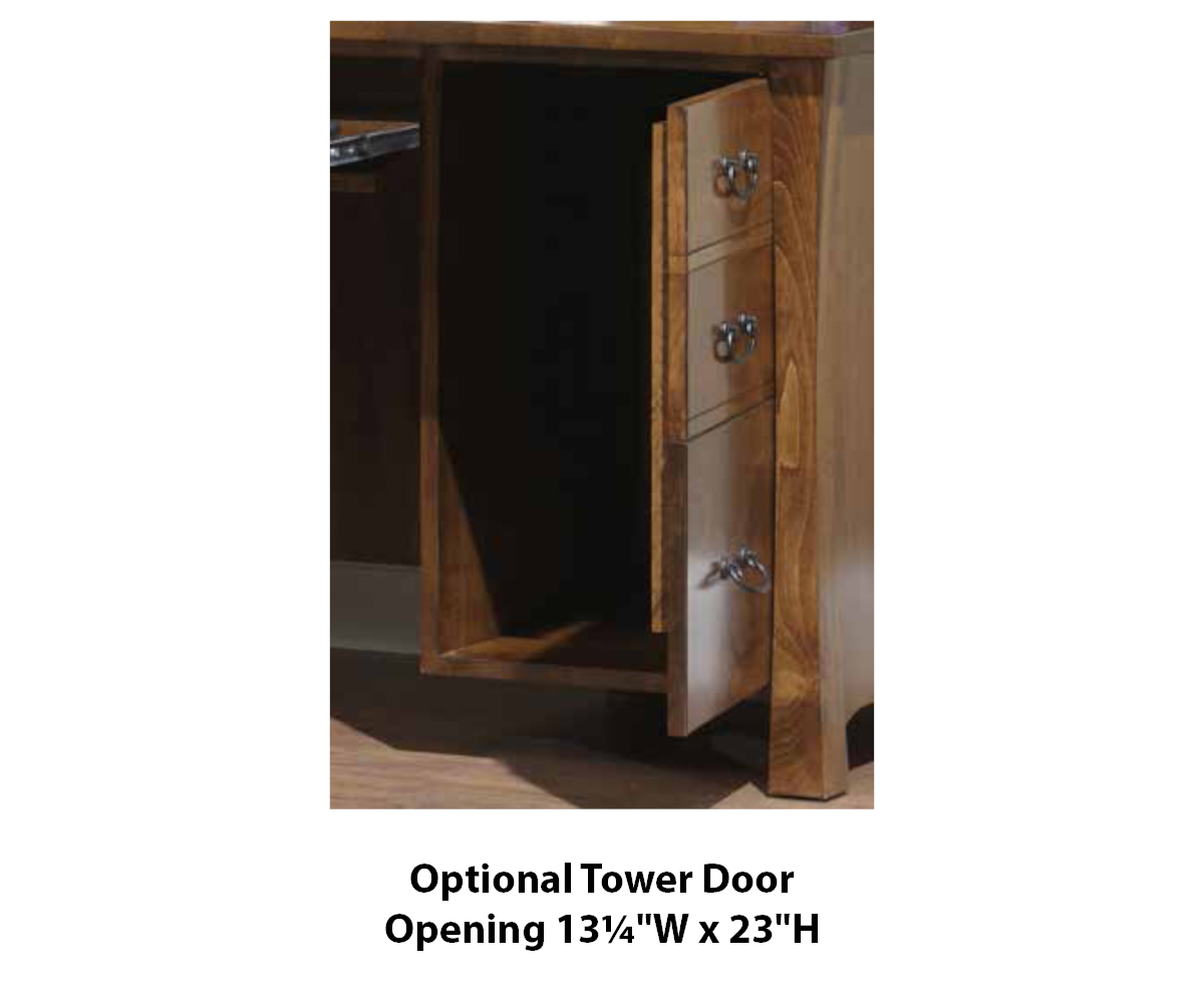 Highland L-Desk With Hutch - Image 4