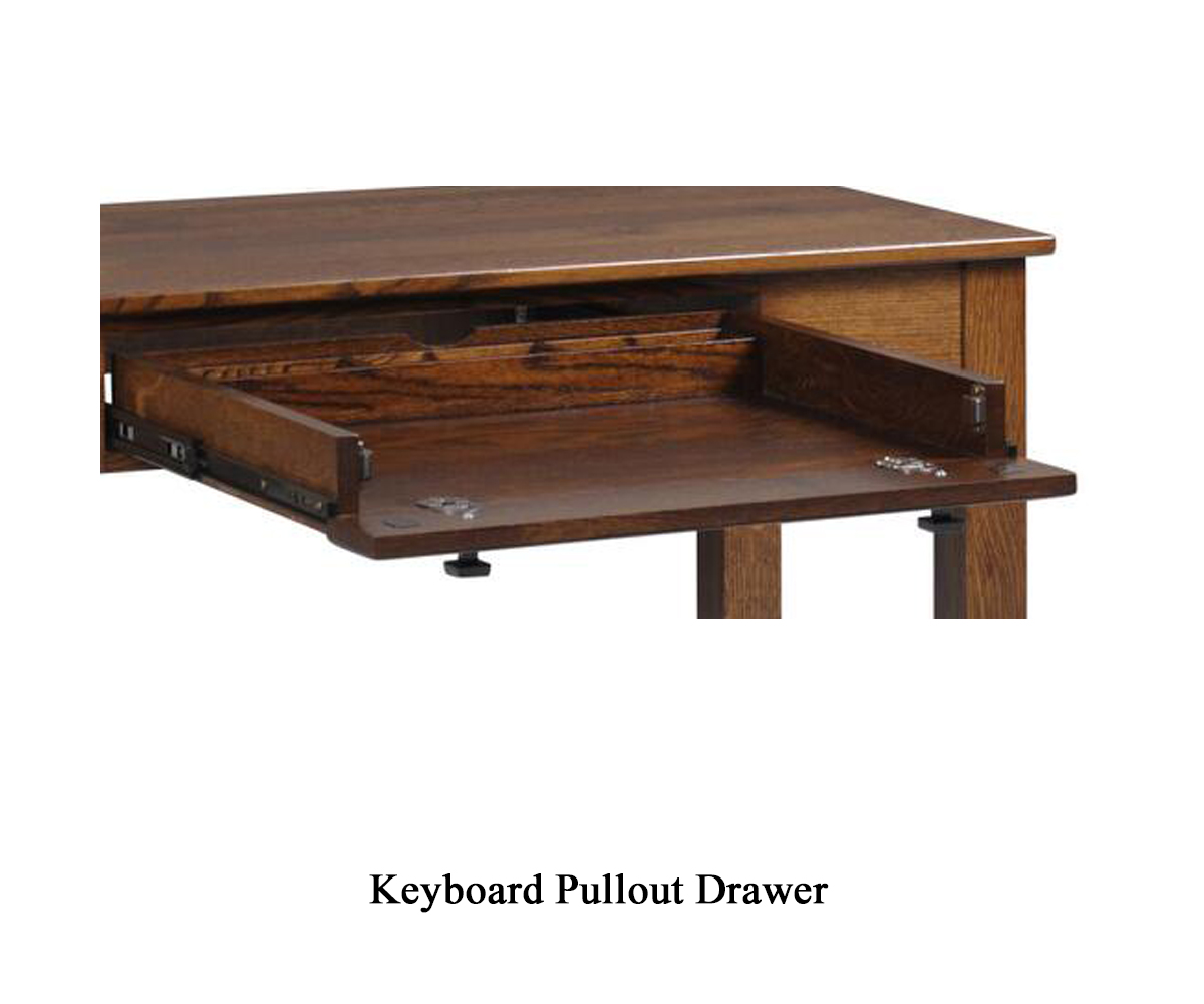 Woodbury Credenza Desk - Image 3