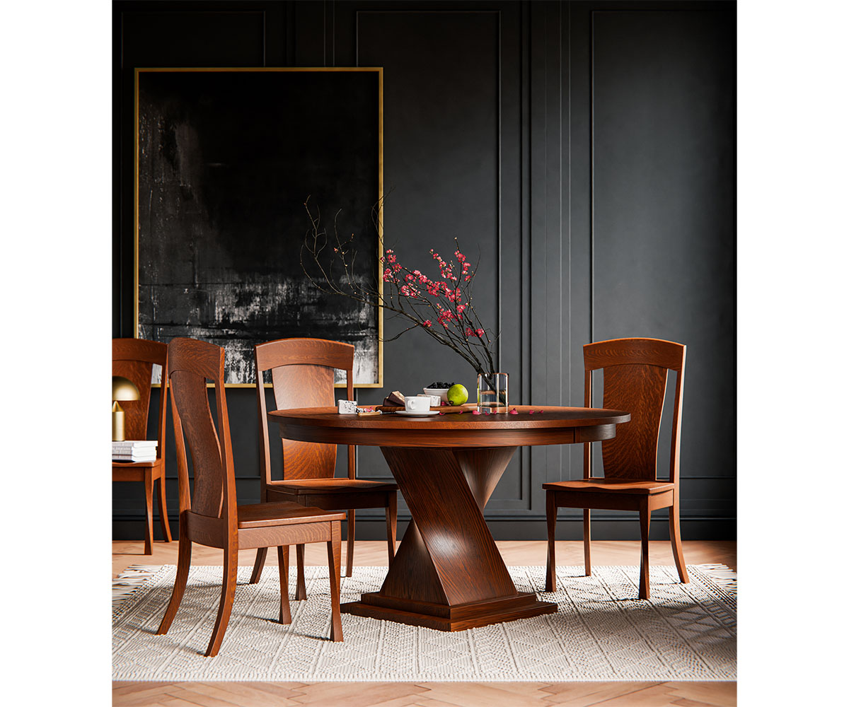 Lexington Single Pedestal Table - Image 4