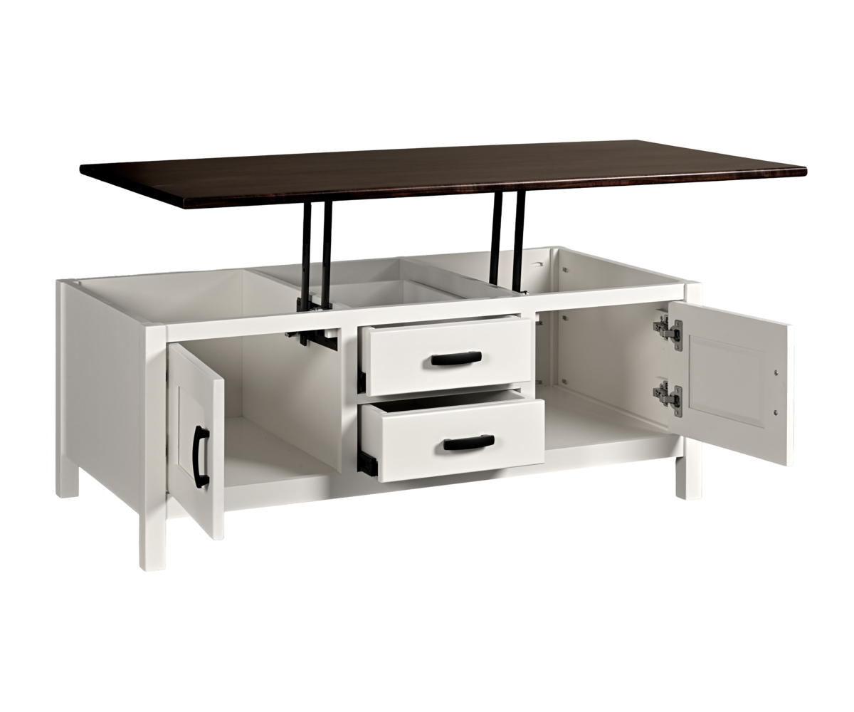 Burlington Enclosed Lift Top Coffee Table - Image 2
