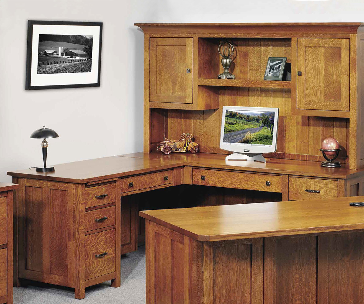 Coventry Mission Lateral File Credenza with Right Doors - Image 4
