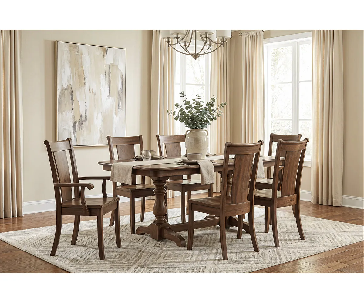 Brady Double Pedestal Table - Image 2